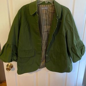 Green blazer